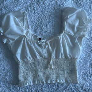 H&M cropped blouse